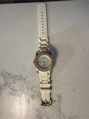 Swiss Legend White and Gold Link-Style Women's Watch